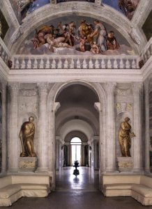 View from the Sala dell'Olimpo, facing south