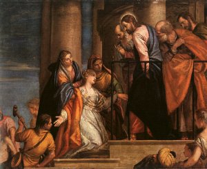 Christ and the Woman with the Issue of Blood 1565-70