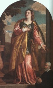 St. Lucy and a Donor c. 1580